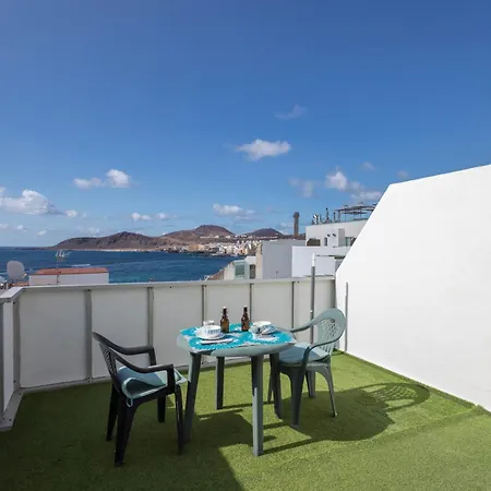 Penthouse Turismar Loft-terrace & Oceanview Apartamento Las Palmas de Gran Canárias