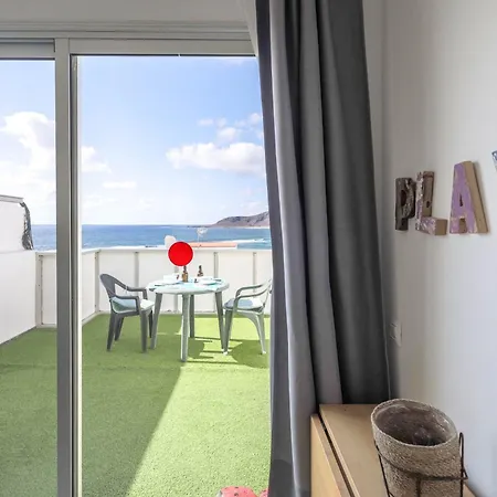 아파트 Penthouse Turismar Loft-terrace & Oceanview 라스팔마스